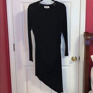 House of CB London long sleeve asymmetrical dress